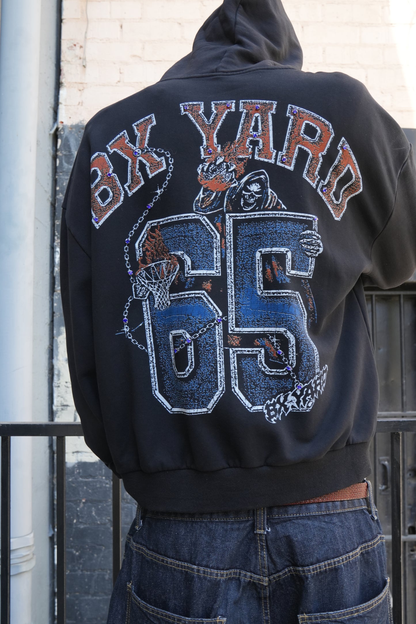 "BLUE" CLASSIC BACKYARD HOODIE