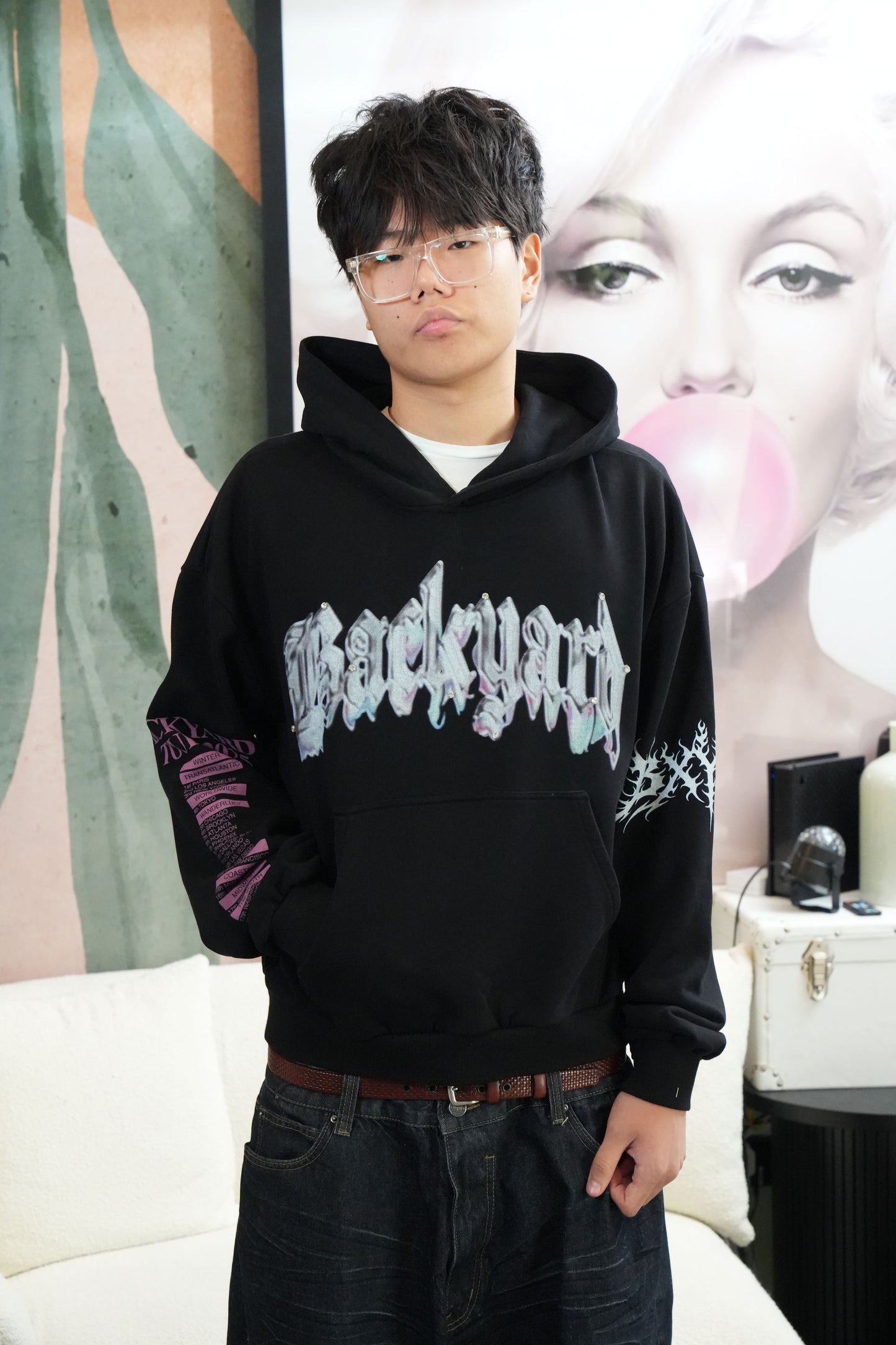 “CHROME” BACKYARD HOODIE